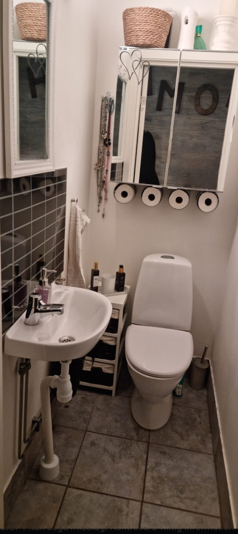 Se så ytte pytteliten den lilla skamfläcken är!