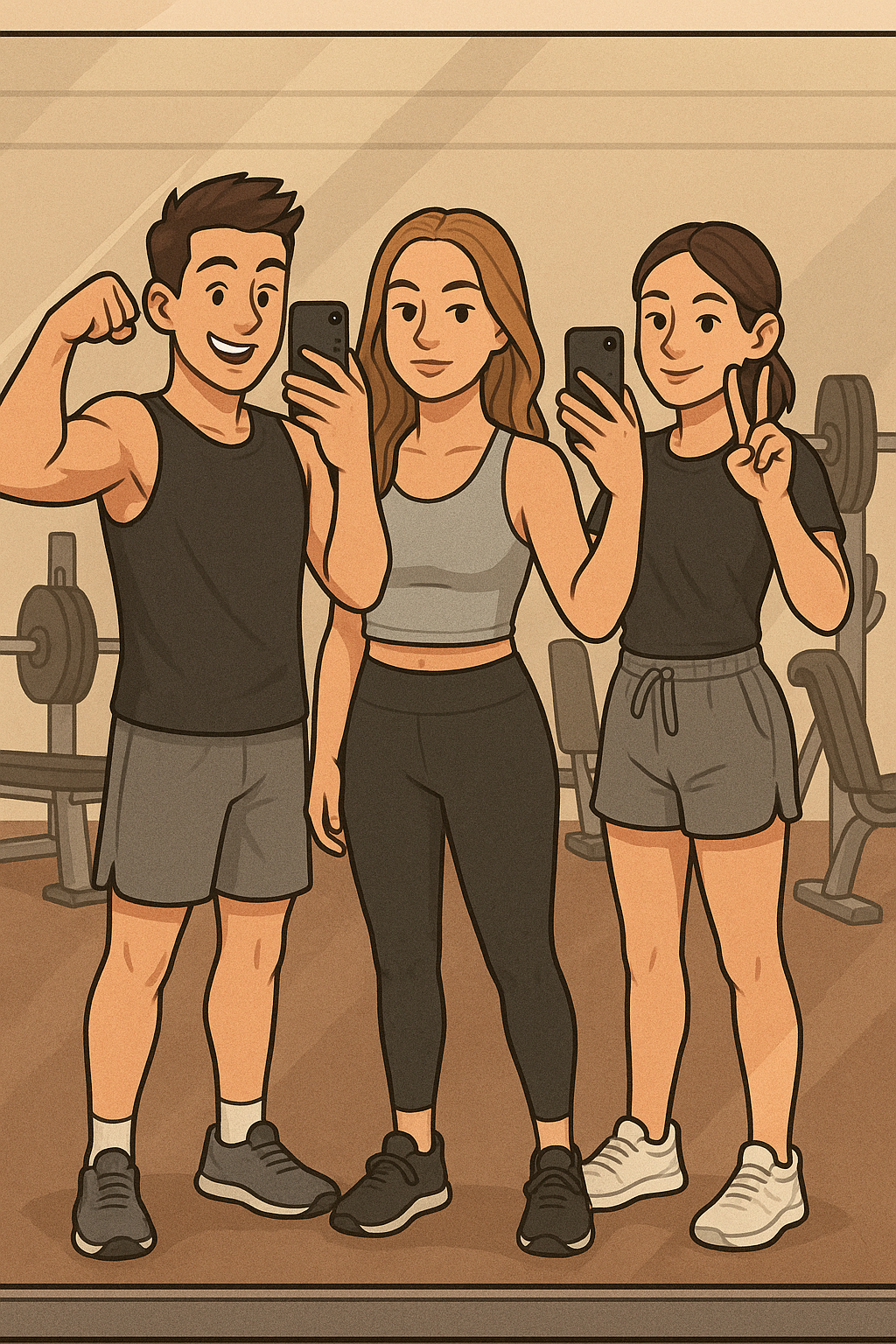 Gym, toabesök och pinsamheter.