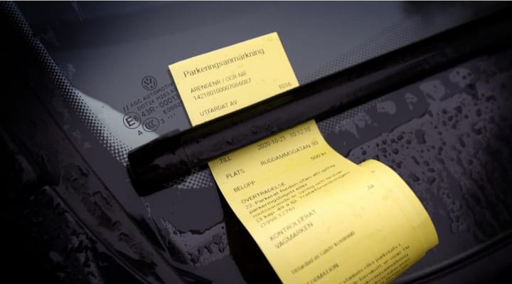 Parkering, blockering och sura gubbar.