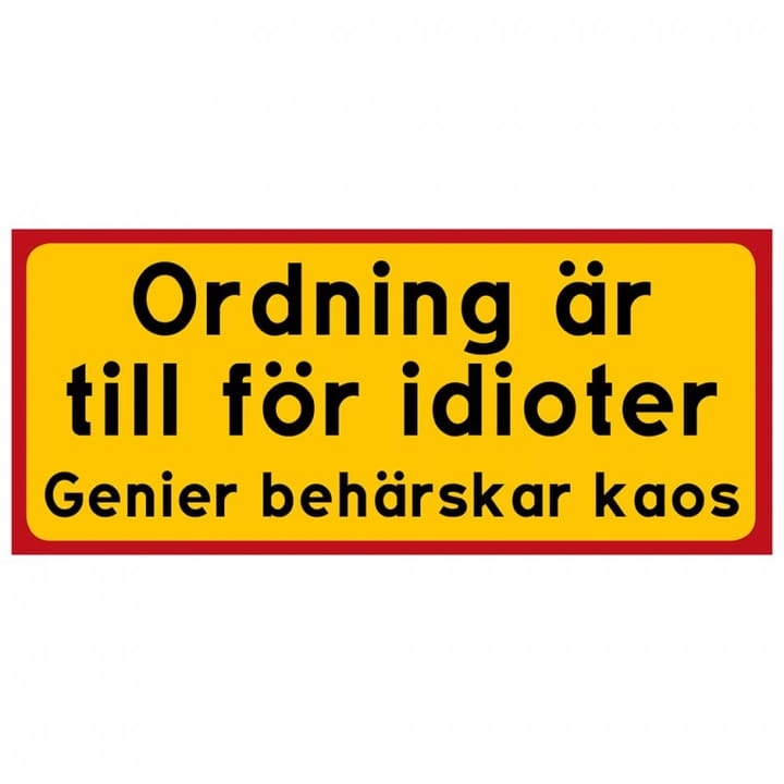 Dålig beskrivning och KAOS