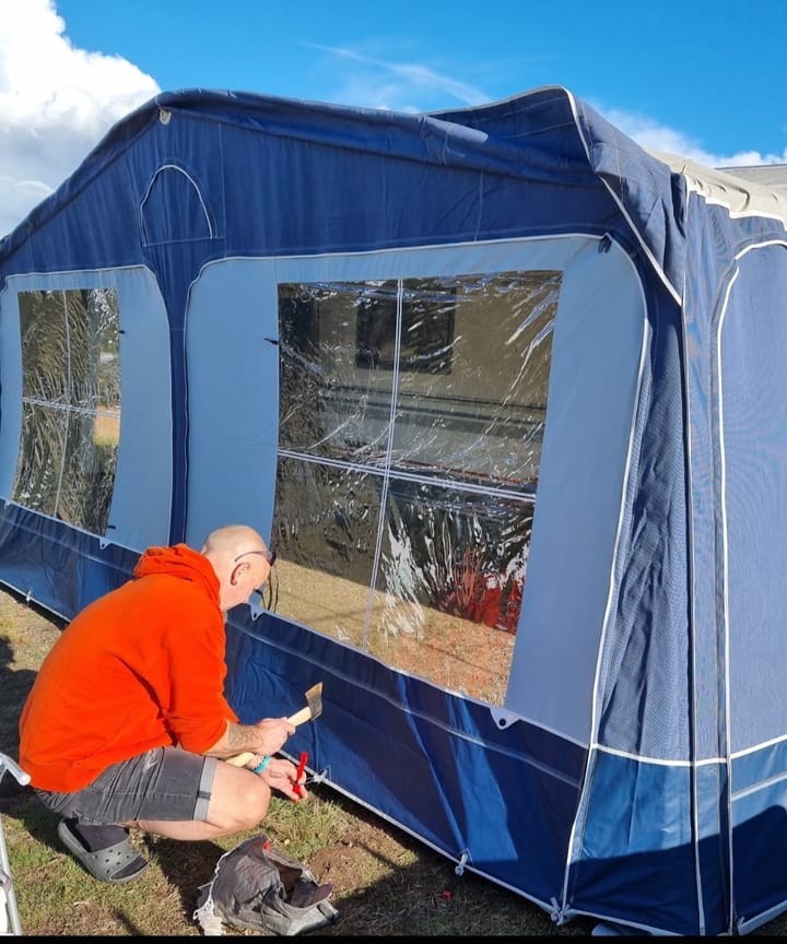 Tältbygge och parterapi