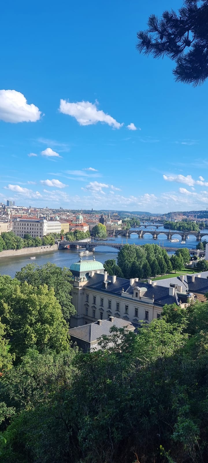 Prag, del 2. Klocktorn, utsikt och sevärdheter.